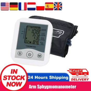 LCD Digital Arm Blood Pressure Monitor Pulse oximeter USB sphygmomanometer pulse Scanning Oscillometry Measuring Pulse Rate
LCD Digital Arm Blood Pressure Monitor Pulse oximeter USB sphygmomanometer pulse Scanning Oscillometry Measuring Pulse Rate