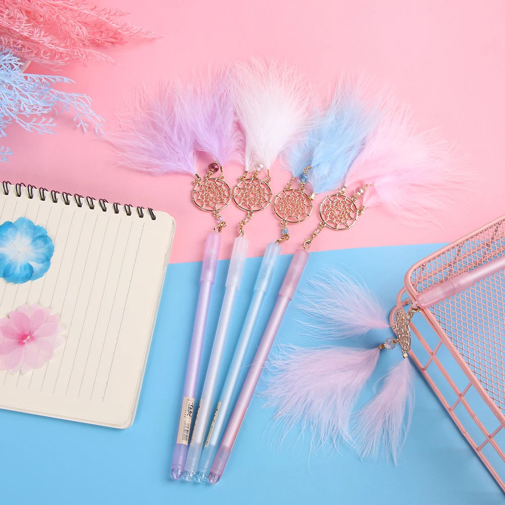 Gel Pen Dream Catcher Feather Pendant Color Random Neutral Pens Writing Tool for Kids Gift School Office Supplies Stationery
Gel Pen Dream Catcher Feather Pendant Color Random Neutral Pens Writing Tool for Kids Gift School Office Supplies Stationery