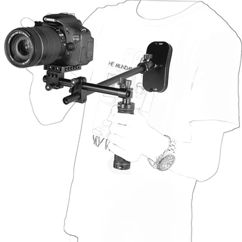 CAMVATE Simple Handy Shoulder Support Stabilizer Rig With Single Rubber Handgrip For DSLR Camera Hand-held Shooting C2557 
CAMVATE Simple Handy Shoulder Support Stabilizer Rig With Single Rubber Handgrip For DSLR Camera Hand-held Shooting C2557