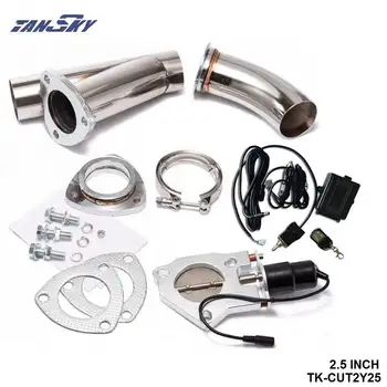 2.5" Electric Exhaust Catback Downpipe Cutout Valve Switch Control+Remote For Ford Mustang 86-93 GT LX TK-CUT2Y25
2.5" Electric Exhaust Catback Downpipe Cutout Valve Switch Control+Remote For Ford Mustang 86-93 GT LX TK-CUT2Y25