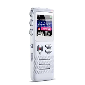 Voice Activated Recorder Double Microphone Dual-Core Denoise Record 8GB Audio Recorder MP3 Music Player Dictaphone
Voice Activated Recorder Double Microphone Dual-Core Denoise Record 8GB Audio Recorder MP3 Music Player Dictaphone