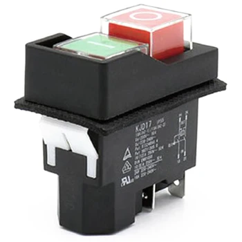 IP55 Waterproof Button Electromagnetic Switch 4 Pin 16A Electromagnetic Starter Power Tool Machine Tool Safety Switch
IP55 Waterproof Button Electromagnetic Switch 4 Pin 16A Electromagnetic Starter Power Tool Machine Tool Safety Switch