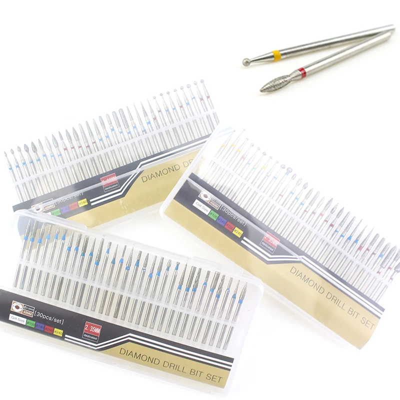 30pcs/set Diamond Nail Drill Bit Nail Files Milling Cutter Electric Rotary Burr for Manicure Machine Accessory Nail Salon Tools
30pcs/set Diamond Nail Drill Bit Nail Files Milling Cutter Electric Rotary Burr for Manicure Machine Accessory Nail Salon Tools