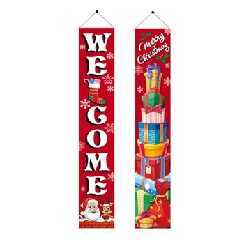 Merry Christmas Porch Door Banner Hanging Ornament Christmas Decoration for Home Xmas Navidad Happy New Year
Merry Christmas Porch Door Banner Hanging Ornament Christmas Decoration for Home Xmas Navidad Happy New Year