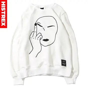 Funny Sweatshirt Streetwear Print Middle Finger Men Hip Hop Pullover Sweatshirts Hoodie 2020 Autumn Sweatshirt No Hood Cotton
Funny Sweatshirt Streetwear Print Middle Finger Men Hip Hop Pullover Sweatshirts Hoodie 2020 Autumn Sweatshirt No Hood Cotton