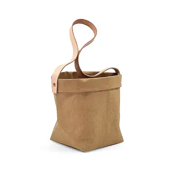Washable Kraft Paper Bag Plant Flower Pot Multifunction Home Storage Bag Art Vase Reusable For Home Garden Decor
Washable Kraft Paper Bag Plant Flower Pot Multifunction Home Storage Bag Art Vase Reusable For Home Garden Decor