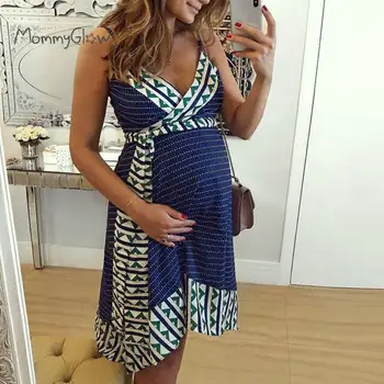 Summer Sexy Spaghetti Strap Maternity Dress Women 2020 Fashion New V Neck Floral Print Short Mini Beach Pregnant Dress Plus Size
Summer Sexy Spaghetti Strap Maternity Dress Women 2020 Fashion New V Neck Floral Print Short Mini Beach Pregnant Dress Plus Size