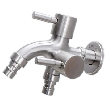 1*Double Tap 304 Stainless Steel Double Tap Multifunctional Stainless Steel Tap Two Way Tap
1*Double Tap 304 Stainless Steel Double Tap Multifunctional Stainless Steel Tap Two Way Tap