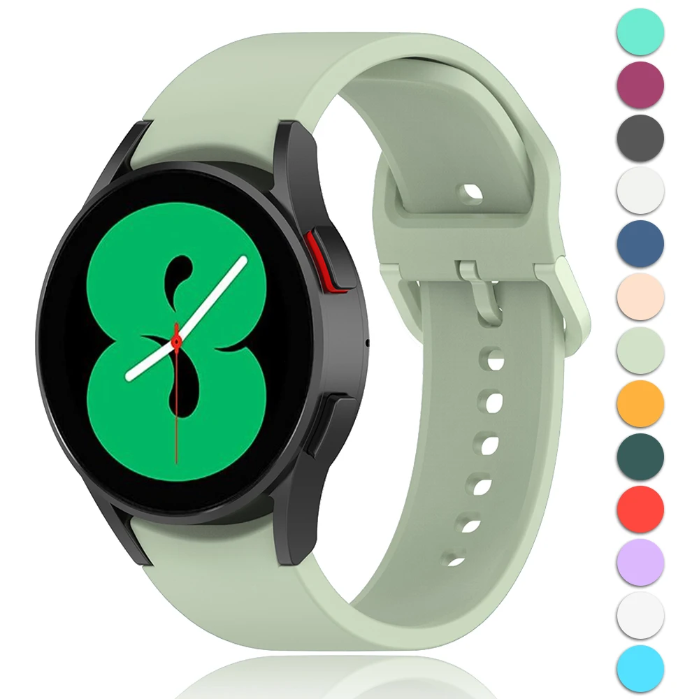 Ремешок силиконовый для Samsung Galaxy Watch 4 40 мм 44 мм, мягкий браслет для смарт-часов Samsung Galaxy Watch 4 5 Pro, 20 мм
Ремешок силиконовый для Samsung Galaxy Watch 4 40 мм 44 мм, мягкий браслет для смарт-часов Samsung Galaxy Watch 4 5 Pro, 20 мм