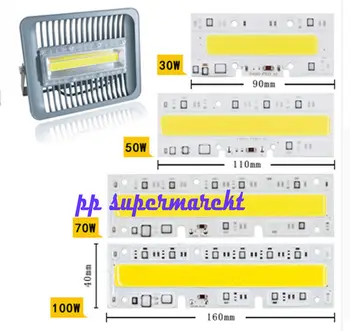 30W 50W 70W 100W 150W LED Floodlight COB Chip, Integrated Smart IC Driver 110v 
30W 50W 70W 100W 150W LED Floodlight COB Chip, Integrated Smart IC Driver 110v
