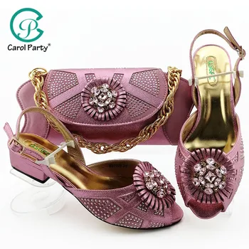 Hot Selling African Shoes And Bag Set Italian Design Matching Shoes And Bag Set Nigerian For Wedding Party in Pink color
Hot Selling African Shoes And Bag Set Italian Design Matching Shoes And Bag Set Nigerian For Wedding Party in Pink color