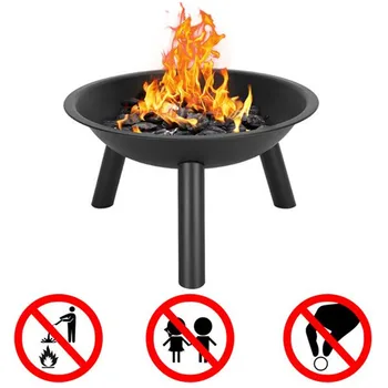 52 x 52 cm Steel Large Fire Bowl Cast Iron Firepit Modern Stylish Fire Pit Garden Outdoor for Garden Patio Terrace Camping
52 x 52 cm Steel Large Fire Bowl Cast Iron Firepit Modern Stylish Fire Pit Garden Outdoor for Garden Patio Terrace Camping