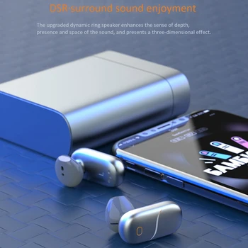 Bluetooth Headset TWS Binaural Press Sports Waterproof Noise Reduction Headset, Automatic Lifting Charging Compartment 
Bluetooth Headset TWS Binaural Press Sports Waterproof Noise Reduction Headset, Automatic Lifting Charging Compartment