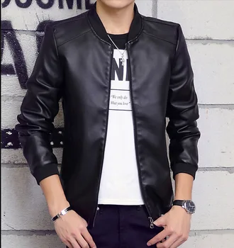 New Men's Thread Slim Slim Baseball Leather Jacket Jacket Trend Leather Clothing Leather Jacket Men Leather Jacket Biker Jacket
New Men's Thread Slim Slim Baseball Leather Jacket Jacket Trend Leather Clothing Leather Jacket Men Leather Jacket Biker Jacket