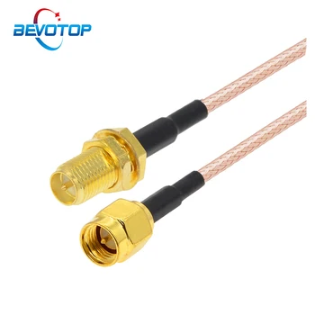 

10pcs SMA Male to RP SMA Female RG316 RF Coaxial Cable WiFi Router Antenna Jumper Cable Custom Pigtail Cord 10CM 15CM 20CM 30CM