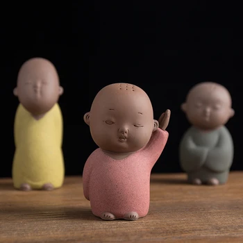 Chinese Purple Clay Kung Fu Tea Set Monk Tea Pet for Home Tea Tray Decoration Feng Shui Decoration Home Decoration Accessories
Chinese Purple Clay Kung Fu Tea Set Monk Tea Pet for Home Tea Tray Decoration Feng Shui Decoration Home Decoration Accessories