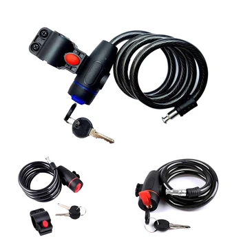 Lightweight Bike Lock Steel Cable Outdoor Combination Code Cycling Anti Theft Spiral Protective Grills Bicycle Easy Use
Lightweight Bike Lock Steel Cable Outdoor Combination Code Cycling Anti Theft Spiral Protective Grills Bicycle Easy Use