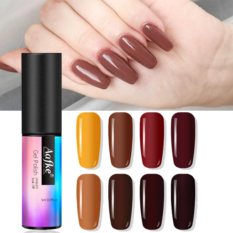 5ml Coffee Brown Color Gel Nail Polish Soak Off UV Elegant Chocolate Brown Nail Art Manicure Gel Varnish Lacquer ZJJ3053
5ml Coffee Brown Color Gel Nail Polish Soak Off UV Elegant Chocolate Brown Nail Art Manicure Gel Varnish Lacquer ZJJ3053