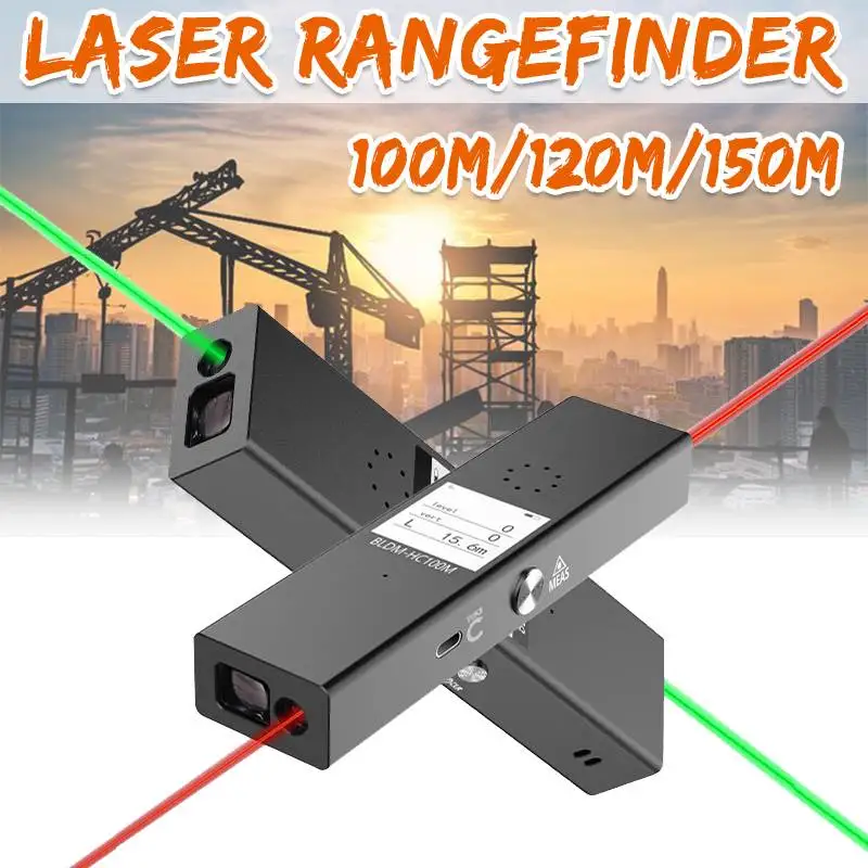 100-150M bluetooth Infrared Laser Rangefinder Red Light Bi-directional Digital Display Voice Broadcast Handheld Measuring Tool
100-150M bluetooth Infrared Laser Rangefinder Red Light Bi-directional Digital Display Voice Broadcast Handheld Measuring Tool