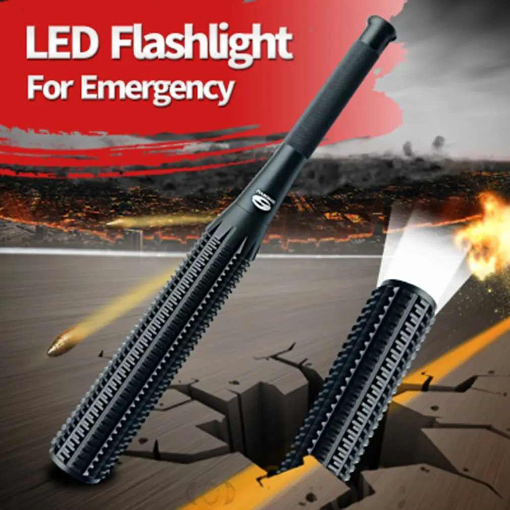 Teaching Camping Hunting Walking Aluminum Alloy Spike Baseball Bat Led Glare Multi-function Outdoor Self-defense Flashlight
Teaching Camping Hunting Walking Aluminum Alloy Spike Baseball Bat Led Glare Multi-function Outdoor Self-defense Flashlight