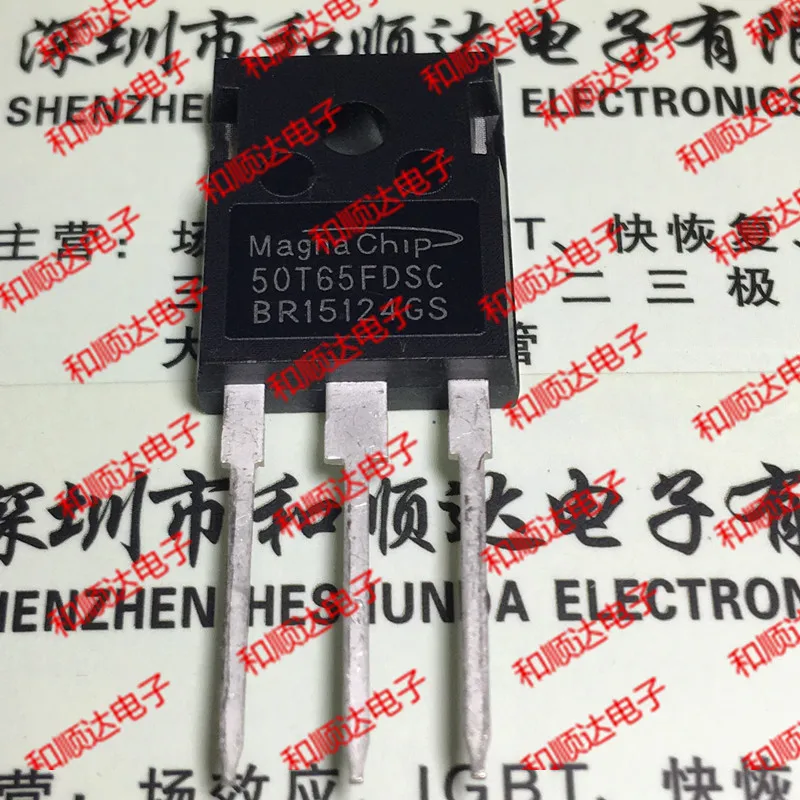 

10pcs/lot MBQ50T65FDSC 50T65FDSC or MBQ50T65FESC 50T65FESC or MBQ50T65FDHC 50T65FDHC TO-247 50A 650V Field Stop IGBT