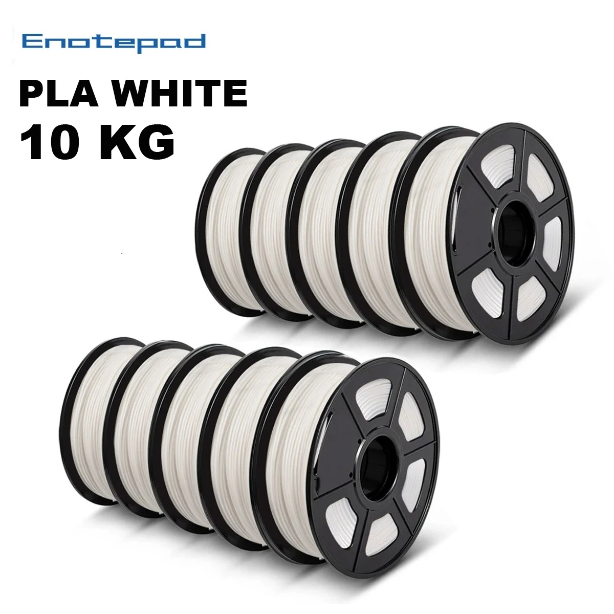 Enotepad PLA Filament For 3D Printer Plastic PLA Filament Dimensional Accuracy +/-0.02mm 5/10Rolls/set PLA wire for 3d printer
Enotepad PLA Filament For 3D Printer Plastic PLA Filament Dimensional Accuracy +/-0.02mm 5/10Rolls/set PLA wire for 3d printer