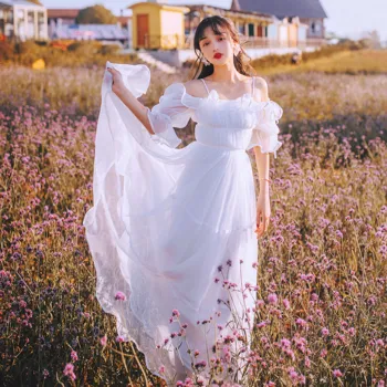 YAMDI vintage slash neck women dress female korean high waist beach party club night wedding elegant luxury boho dress boho chic
YAMDI vintage slash neck women dress female korean high waist beach party club night wedding elegant luxury boho dress boho chic