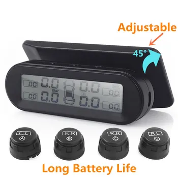 Auto TPMS with 4 External Sensors Portable Tire Pressure Monitoring System Windshield Car TPMS Universal Gauge
Auto TPMS with 4 External Sensors Portable Tire Pressure Monitoring System Windshield Car TPMS Universal Gauge