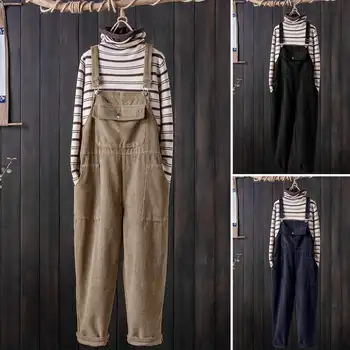 ZANZEA Rompers Womens Jumpsuits 2020 Spring Vintage Corduroy Jumpsuit Wide Leg Playsuits Solid Overalls Suspender Jumpsuits 5XL
ZANZEA Rompers Womens Jumpsuits 2020 Spring Vintage Corduroy Jumpsuit Wide Leg Playsuits Solid Overalls Suspender Jumpsuits 5XL