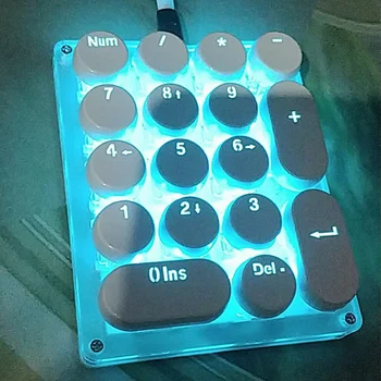 MINI Number Mechanical Keyboard Cherry Switch USB Custom Macro Programming Keyboard For Office Accounting Plug And Use Windows
MINI Number Mechanical Keyboard Cherry Switch USB Custom Macro Programming Keyboard For Office Accounting Plug And Use Windows