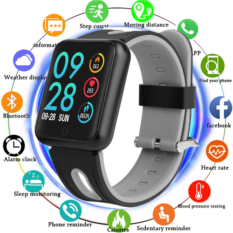 Smart Watch P68 Band IP68 Waterproof Smartwatch Dynamic Heart Rate Blood Pressure Monitor for IPhone Android Sport Health Watch
Smart Watch P68 Band IP68 Waterproof Smartwatch Dynamic Heart Rate Blood Pressure Monitor for IPhone Android Sport Health Watch