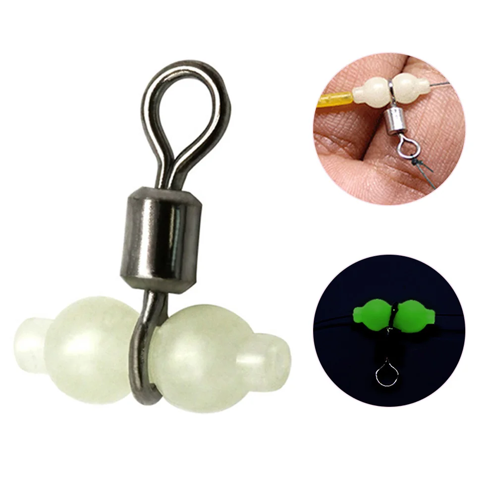 20pcs Tee Luminous T-shaped Cross Line Ball Fish Hook Bait Line Connector Fishing Rotary Joint Fishing Accessories
20pcs Tee Luminous T-shaped Cross Line Ball Fish Hook Bait Line Connector Fishing Rotary Joint Fishing Accessories
