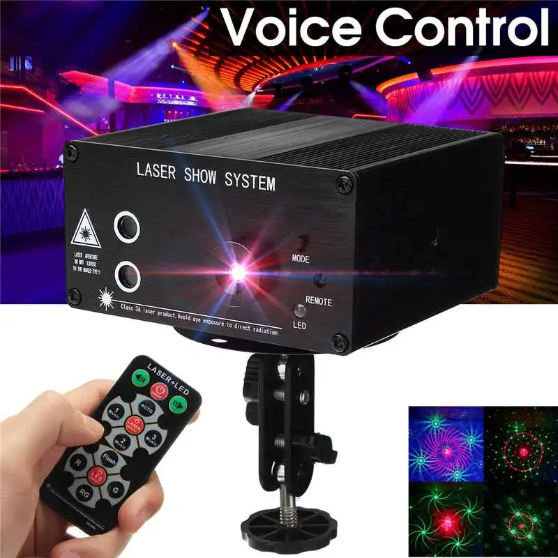 CLAITE 48 Patterns Disco Laser Light With Remotes Sound Control LED Lamp Decoration For KTV Pub Party DMX Lumiere Laser
CLAITE 48 Patterns Disco Laser Light With Remotes Sound Control LED Lamp Decoration For KTV Pub Party DMX Lumiere Laser