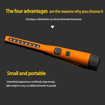 TIOODRE Portable LED Ultraviolet Sterilization Lamp Portable Disinfection Light Handheld UV Germicidal Lamp For Auto Phones
TIOODRE Portable LED Ultraviolet Sterilization Lamp Portable Disinfection Light Handheld UV Germicidal Lamp For Auto Phones