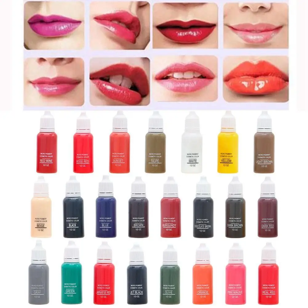 23 Color Semi Permanent Eyebrows Lips Eye Line Tattoo Tattoo Inks Plant Color Eyebrow Pigment Microblading Extracts Pigment G3B4
23 Color Semi Permanent Eyebrows Lips Eye Line Tattoo Tattoo Inks Plant Color Eyebrow Pigment Microblading Extracts Pigment G3B4