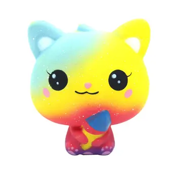 

Hot Jumbo Ice Cream Cat Slow Rising Stress Relief Galaxy Toys Squishy Collections Diy Products Slow Rebound Ice Cream Cats