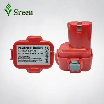 2000mAh NI-CD For Makita 9.6V Battery Replacement Rechargeable Power Tools Battery Packs 9122 9120 9100 9100A 9101 PA09
2000mAh NI-CD For Makita 9.6V Battery Replacement Rechargeable Power Tools Battery Packs 9122 9120 9100 9100A 9101 PA09