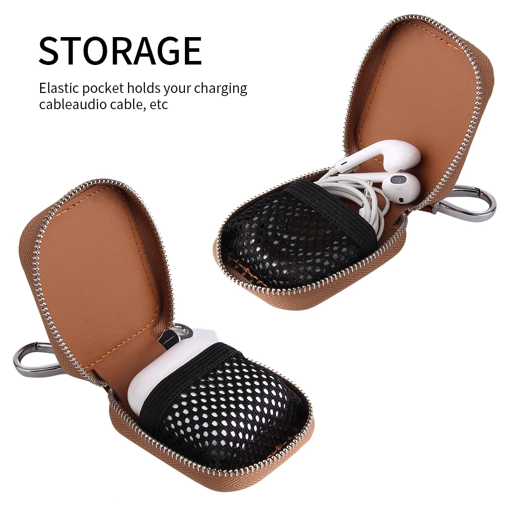 Suitable for Airpods Pro Case Wireless Bluetooth Headphone Cover Universal Zipper Faux Leather Headphone Storage Bag for Airpods
Suitable for Airpods Pro Case Wireless Bluetooth Headphone Cover Universal Zipper Faux Leather Headphone Storage Bag for Airpods