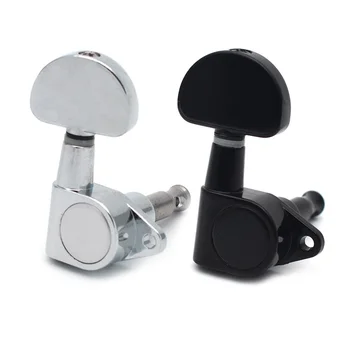 6 pcs Guitar String Tuning Pegs Keys Tuners Machine Heads for Acoustic Electric Guitar Chrome Black
6 pcs Guitar String Tuning Pegs Keys Tuners Machine Heads for Acoustic Electric Guitar Chrome Black