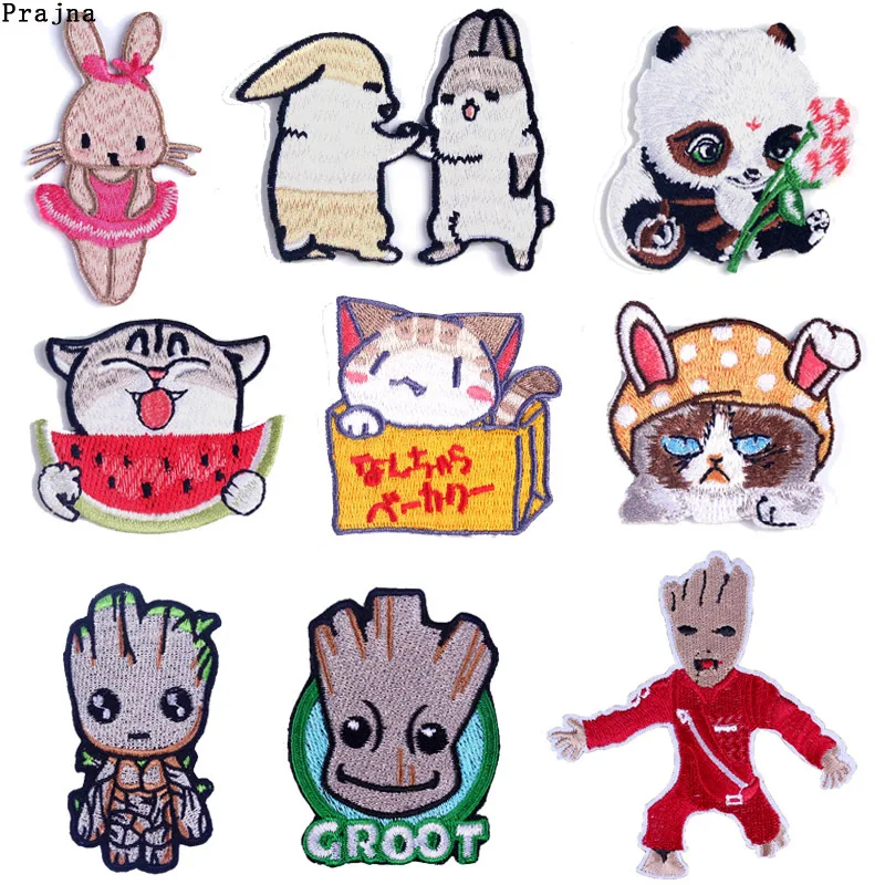 Prajna Galaxy Groot Patch Cat Rabbit Iron On Embroidered Patches For Clothes Stripes GIZMO Gremlins Patch Animal Hippie Stickers
Prajna Galaxy Groot Patch Cat Rabbit Iron On Embroidered Patches For Clothes Stripes GIZMO Gremlins Patch Animal Hippie Stickers
