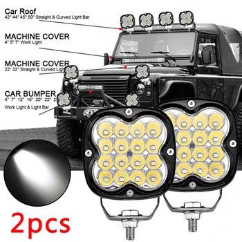 3" 12V-24V 48W LED Work Light Spotlight Driving Fog Lamp DRL 6000K White For Car Truck Trailer Off-Road ATV UTV
3" 12V-24V 48W LED Work Light Spotlight Driving Fog Lamp DRL 6000K White For Car Truck Trailer Off-Road ATV UTV