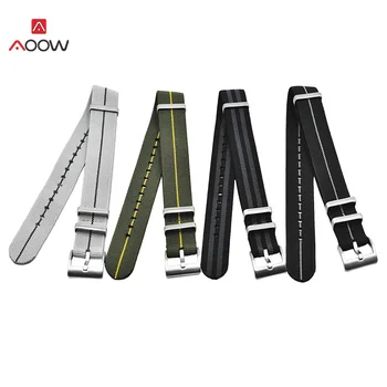 AOOW Watchstrap Nylon French Troops Parachute Bag Nato Elastic Belt Watchband Military Wristwatch 18mm 20mm 22mm
AOOW Watchstrap Nylon French Troops Parachute Bag Nato Elastic Belt Watchband Military Wristwatch 18mm 20mm 22mm