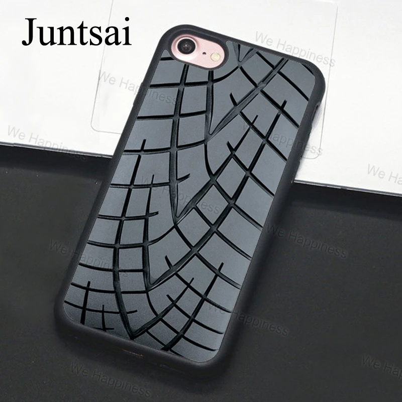 Juntsai Tire Tread Tyre Track Phone Case For iphone 11 Pro MAX XR XS