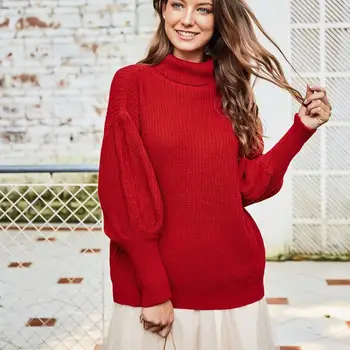 Knitted Sweater Women Pullover Plus Size Autumn Winter Fashion Casual Solid Truleneck Long Sleeve Lazy Sweater Sueter Mujer 2019
Knitted Sweater Women Pullover Plus Size Autumn Winter Fashion Casual Solid Truleneck Long Sleeve Lazy Sweater Sueter Mujer 2019