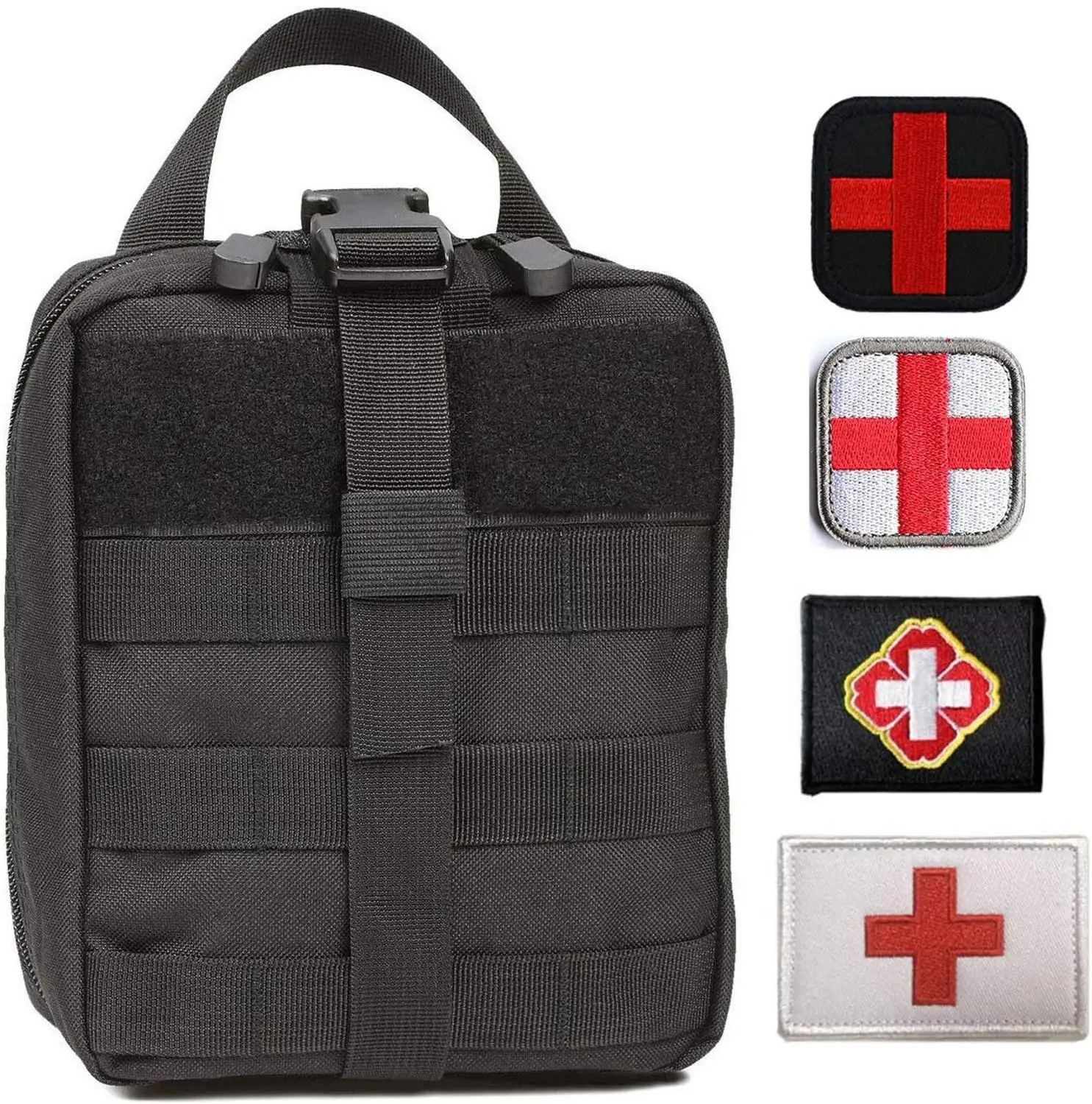 Outdoor Tactical Medical First Aid Kit Molle Medical EMT Cover Emergency Military Package Hunting Utility Belt Bag with Patch
Outdoor Tactical Medical First Aid Kit Molle Medical EMT Cover Emergency Military Package Hunting Utility Belt Bag with Patch