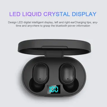 Bluetooth 5.0 Earbuds Wireless Sports Earphone Intelligent Digital Display Charging Case
Bluetooth 5.0 Earbuds Wireless Sports Earphone Intelligent Digital Display Charging Case