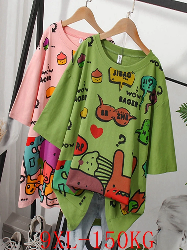 Футболка женская с круглым вырезом, коротким рукавом и принтом, обхват груди 148 см
Футболка женская с круглым вырезом, коротким рукавом и принтом, обхват груди 148 см