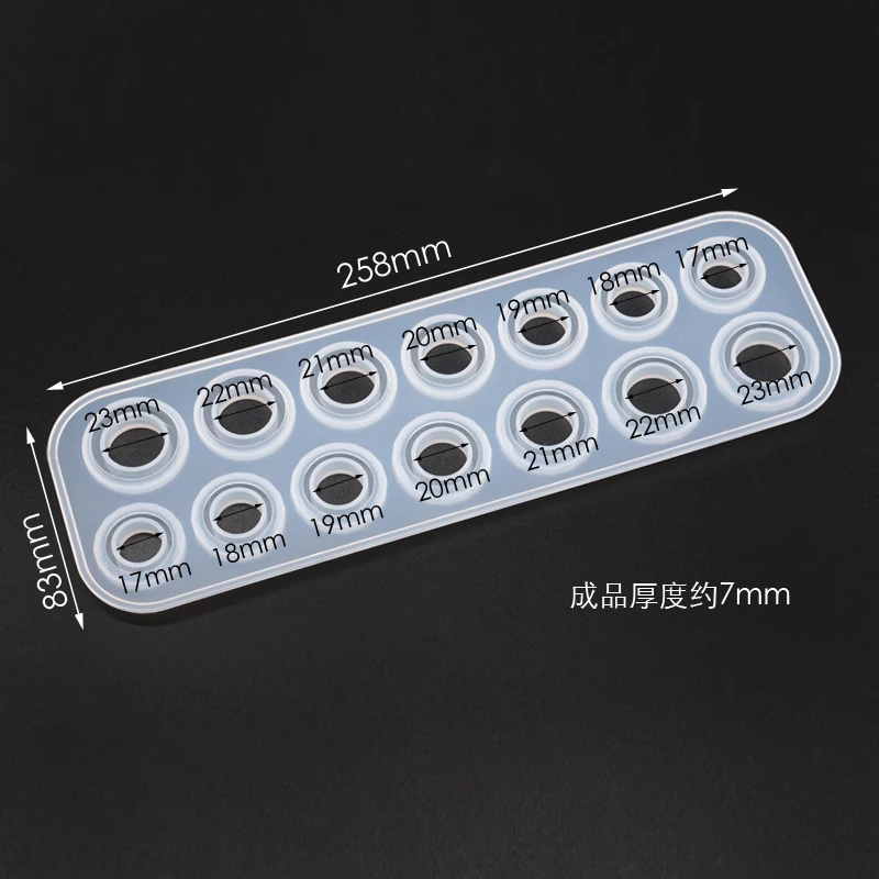 QIAOQIAO DIY 1PCS Translucent Ring Silicone Mold DIY Jewelry Making Tool Moulds UV Epoxy Resin Decorative Craft
QIAOQIAO DIY 1PCS Translucent Ring Silicone Mold DIY Jewelry Making Tool Moulds UV Epoxy Resin Decorative Craft