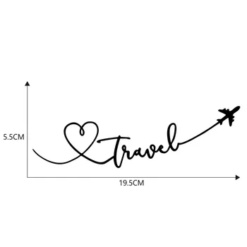 Auto Car Sticker Love Travel Plane design Abrasion resistant Decals 19.5x5.5CM Waterproof Replacement
Auto Car Sticker Love Travel Plane design Abrasion resistant Decals 19.5x5.5CM Waterproof Replacement
