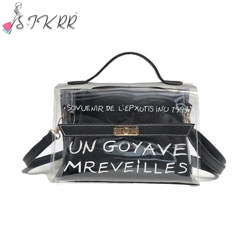S.IKRR Transparent Bag Crossbody PVC Clear Bag Fashion Letter Composite Luxury Handbags Women Bags Designer Ladies Hand Bags New
S.IKRR Transparent Bag Crossbody PVC Clear Bag Fashion Letter Composite Luxury Handbags Women Bags Designer Ladies Hand Bags New